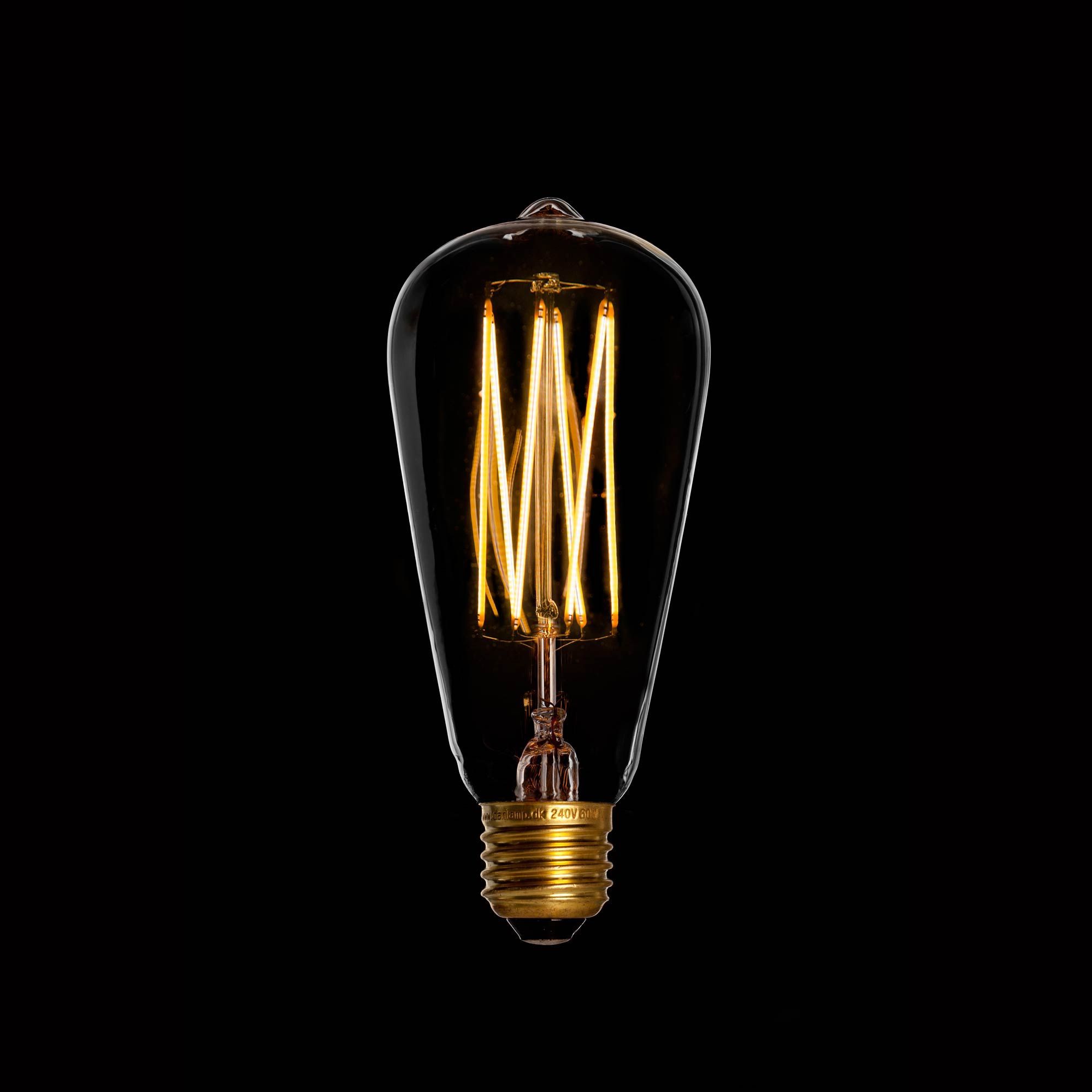 gnist bunke Hurtigt Edison lamp | E27 B22 - 25W 40W 60W | -LED 2,5 - 4 - 6W - online shop